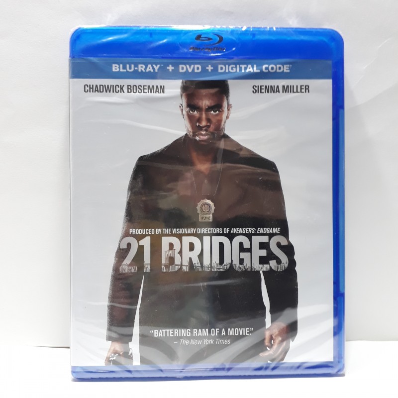 21 Bridges / Nueva York sin salida [Blu-ray + DVD, importado] Chadwick Boseman, Sienna Miller