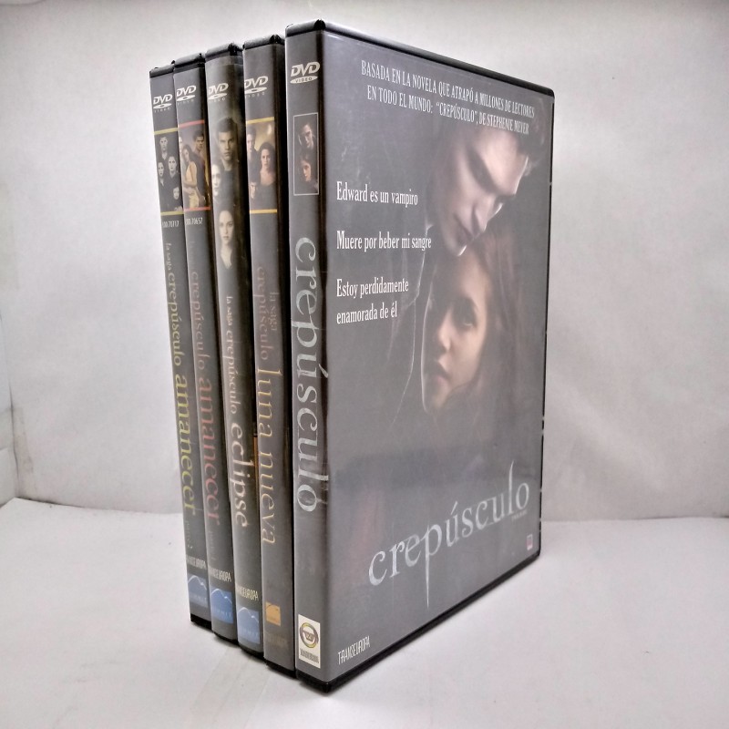 Crespúsculo: La saga completa [DVD] Robert Pattinson, Kristen Stewart